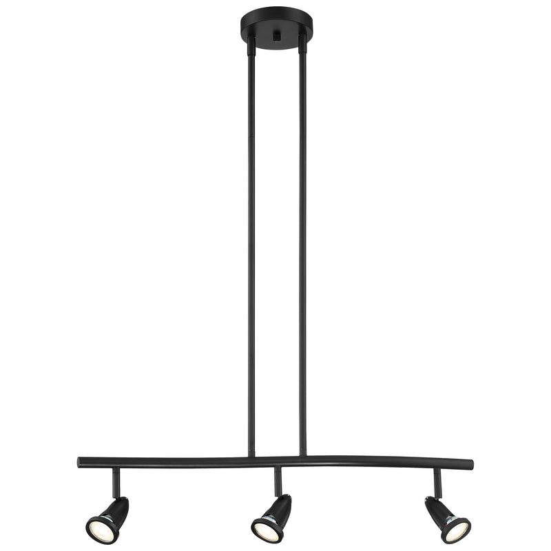 Cobra 3-Light Linear Pendant in Black