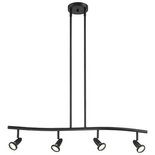 Cobra 4-Light LED Linear Pendant in Black