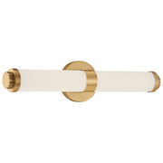 Aqua 19.25" LED Bath Vanity Light in Brushed Gold