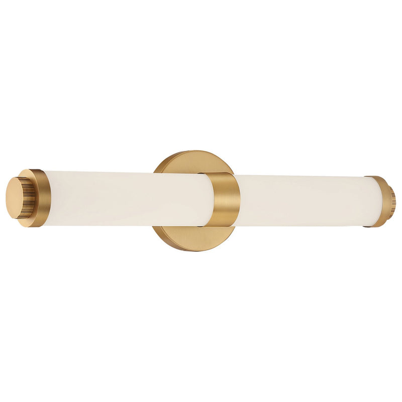 Aqua 19.25" LED Bath Vanity Light in Brushed Gold