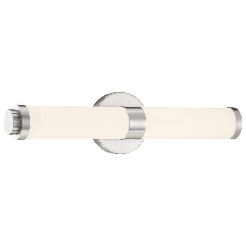 Aqua 19.25" LED Bath Vanity Light in Brushed Steel