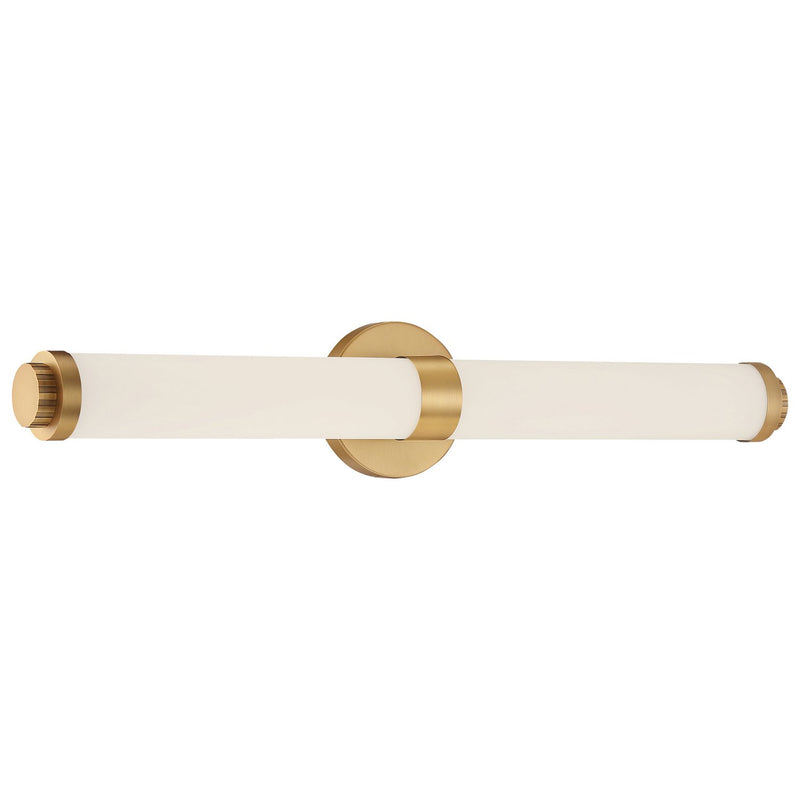 Aqua 25.25" LED Bath Vanity Light in Brushed Gold