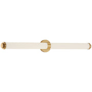 Aqua 37.25" LED Bath Vanity Light in Brushed Gold