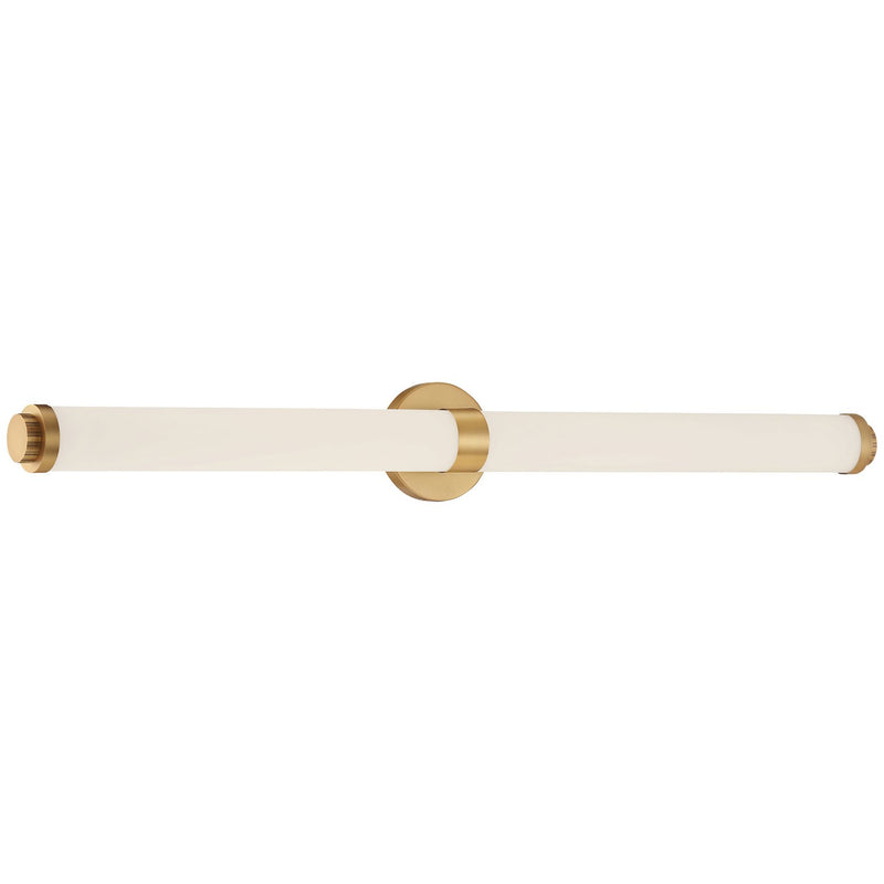 Aqua 37.25" LED Bath Vanity Light in Brushed Gold