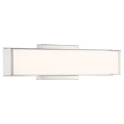 Citi 18" LED Bath Vanity Light in Brushed Steel