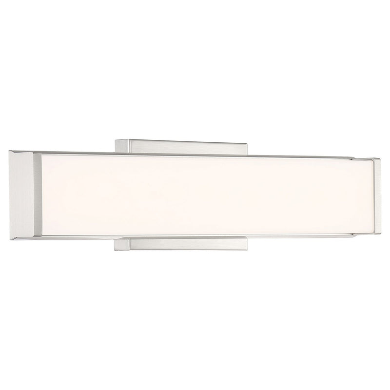 Citi 18" LED Bath Vanity Light in Brushed Steel