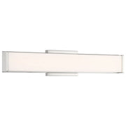 Citi 24.5" LED Bath Vanity Light in Brushed Steel