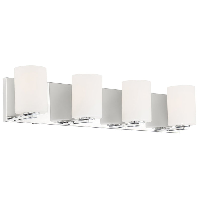 Oslo 4-Light LED Bath Vanity Light in Chrome