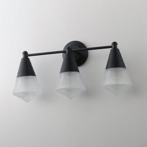Hargreaves 3 Light Bath Vanity Light in Black