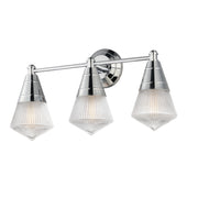 Hargreaves 3 Light Bath Vanity Light in Polished Chrome