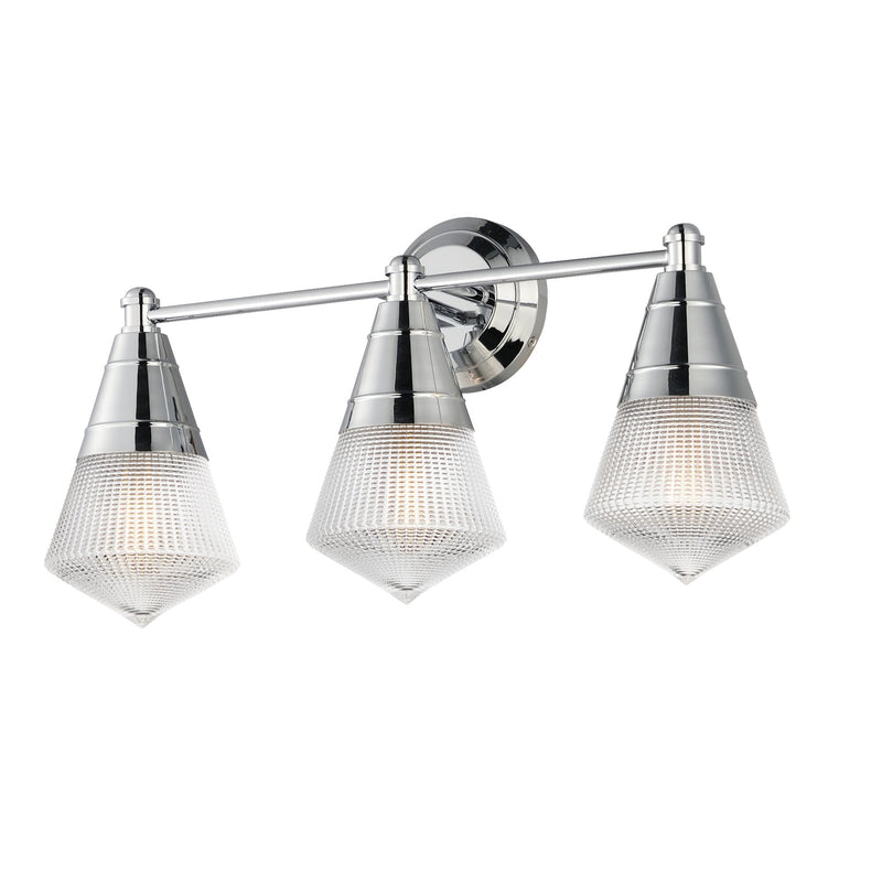 Hargreaves 3 Light Bath Vanity Light in Polished Chrome