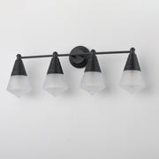 Hargreaves 4 Light Bath Vanity Light in Black