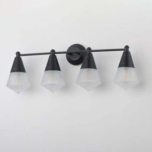 Hargreaves 4 Light Bath Vanity Light in Black