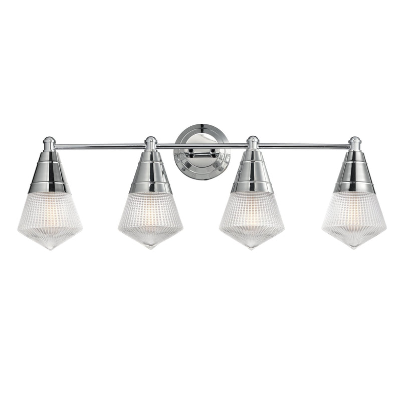Hargreaves 4 Light Bath Vanity Light in Polished Chrome