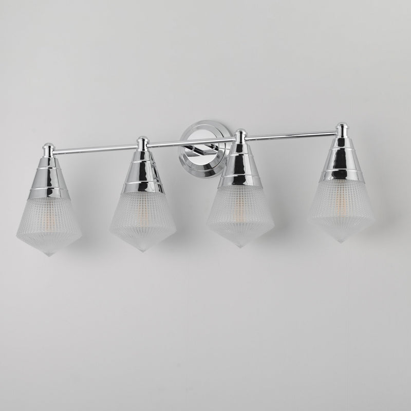 Hargreaves 4 Light Bath Vanity Light in Polished Chrome