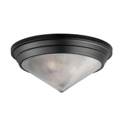Hargreaves 3 Light Flush Mount in Black