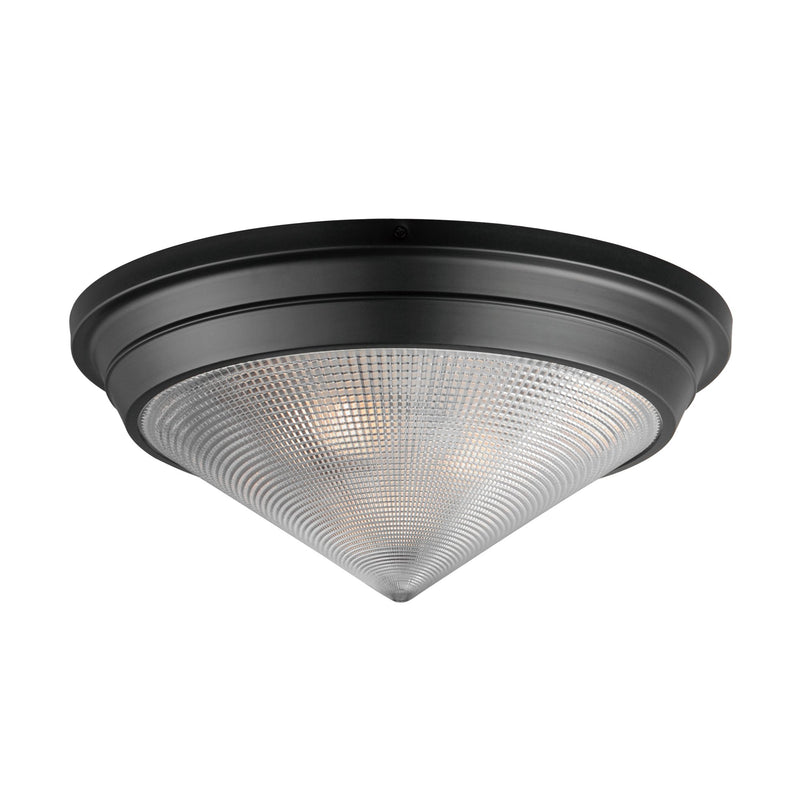 Hargreaves 3 Light Flush Mount in Black