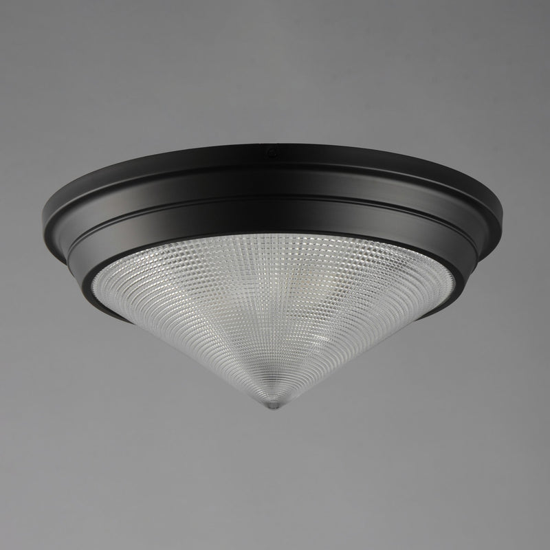 Hargreaves 3 Light Flush Mount in Black