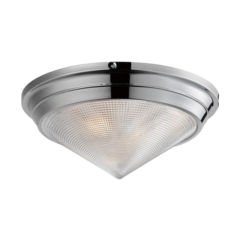 Hargreaves 3 Light Flush Mount in Polished Nickel