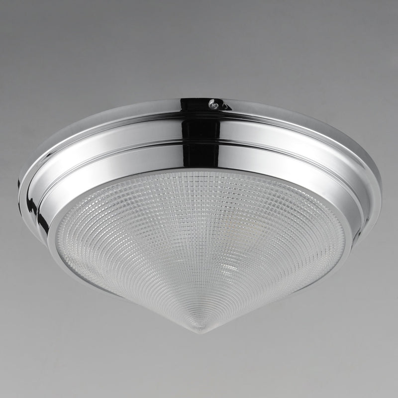 Hargreaves 3 Light Flush Mount in Polished Nickel