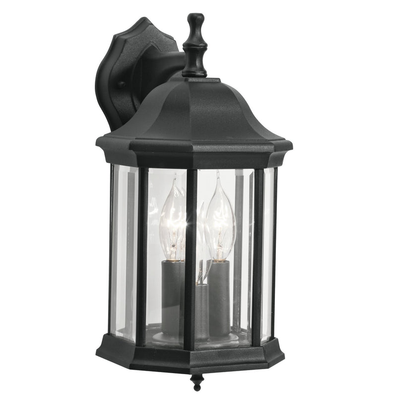 Chesapeake 3-Light Outdoor Wall Lantern in Black