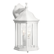 Chesapeake 3-Light Outdoor Wall Lantern in White