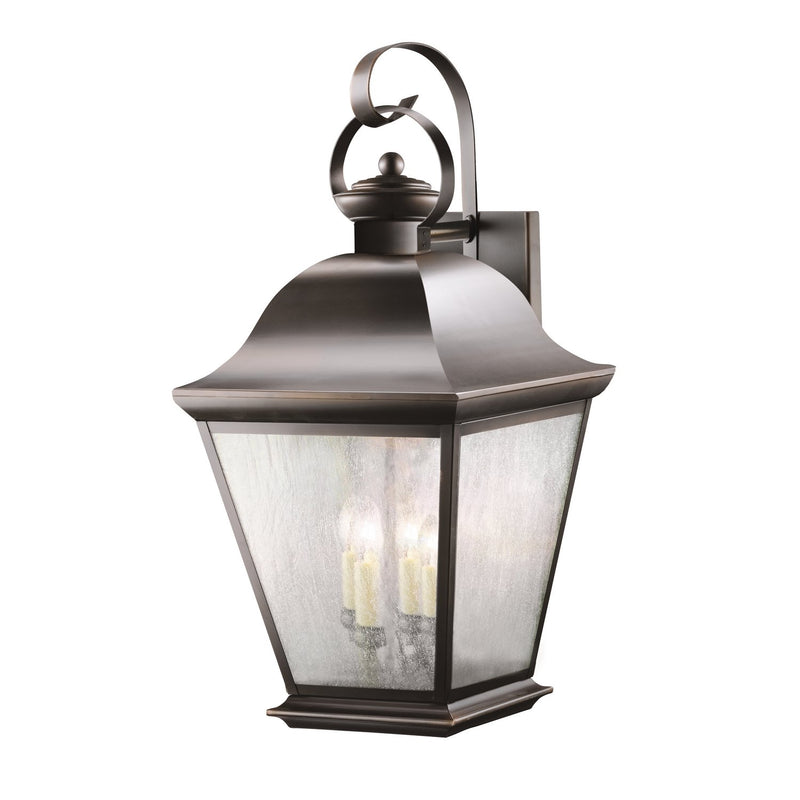 Mount Vernon 4-Light Outdoor Wall Lantern in Olde Bronze
