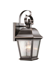 Mount Vernon 1-Light Outdoor Wall Sconce, Small - Lamps Expo