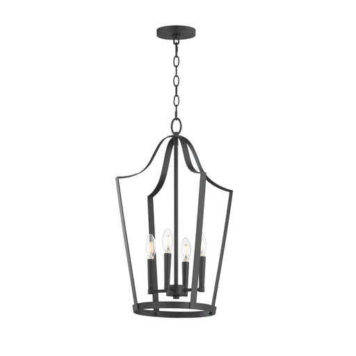 Arden 4 Light Pendant in Black