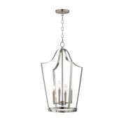 Arden 4 Light Pendant in Satin Nickel