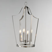 Arden 4 Light Pendant in Satin Nickel