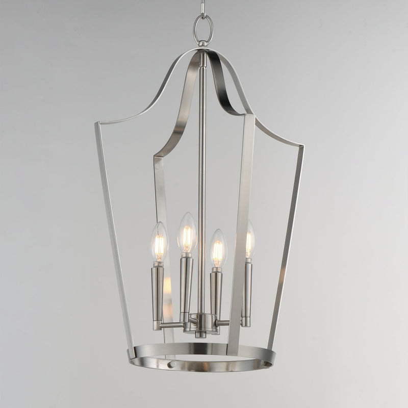 Arden 4 Light Pendant in Satin Nickel