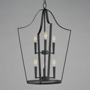 Arden 6 Light Pendant in Black
