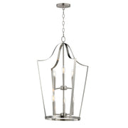 Arden 6 Light Pendant in Satin Nickel