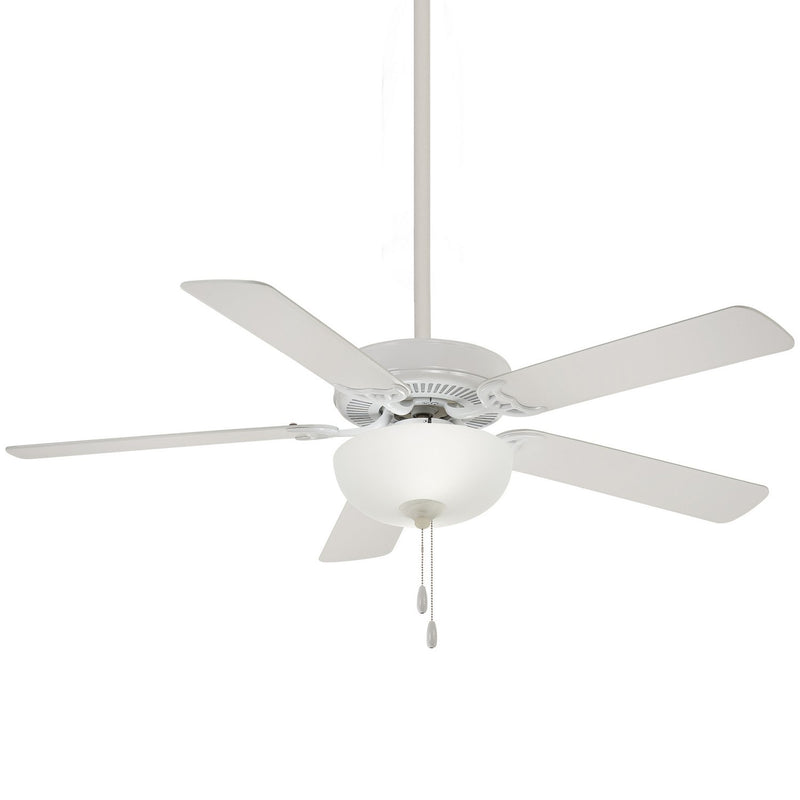 Contractor Uni-Pack 52" Ceiling Fan with 2-Light Kit in White