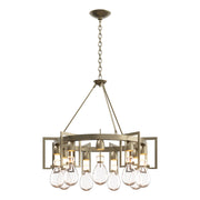 Apothecary 9-Light 34.9" Round Chandelier in Soft Gold