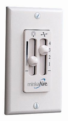 Minka Aire WC116L Rudolph Fan Wall Control in White