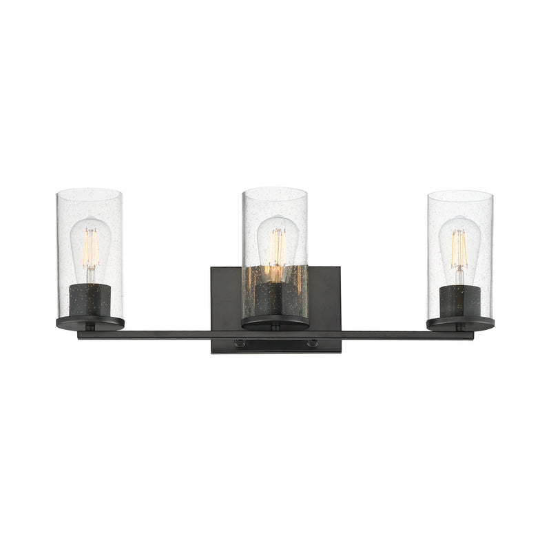 Livingston 3 Light Bath Vanity Light in Black