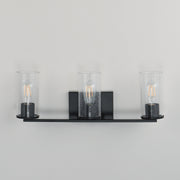 Livingston 3 Light Bath Vanity Light in Black