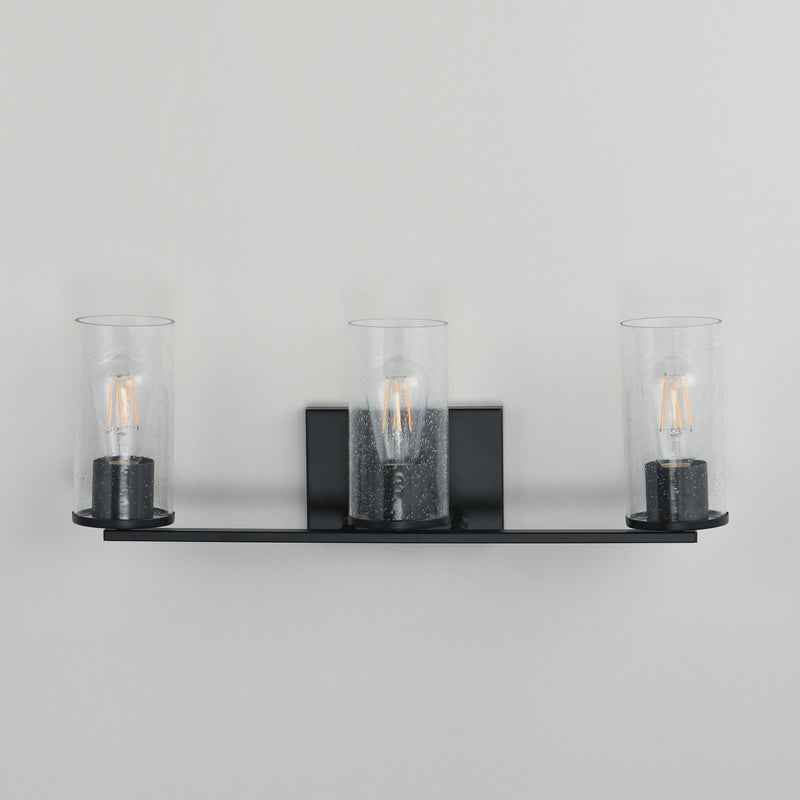 Livingston 3 Light Bath Vanity Light in Black
