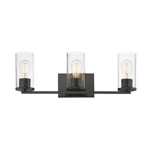 Livingston 3 Light Bath Vanity Light in Black