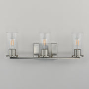 Livingston 3 Light Bath Vanity Light in Satin Nickel