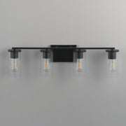 Livingston 4 Light Bath Vanity Light in Black
