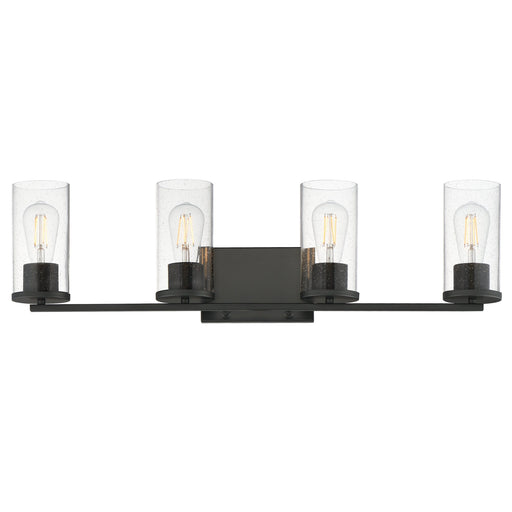 Livingston 4 Light Bath Vanity Light in Black