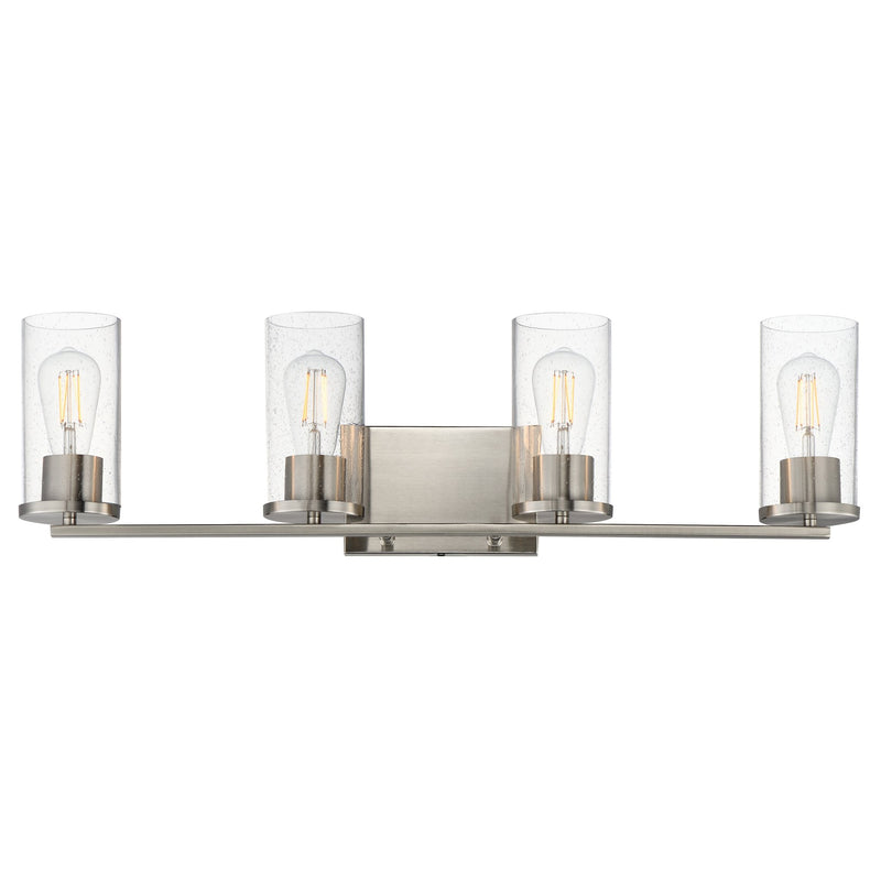 Livingston 4 Light Bath Vanity Light in Satin Nickel