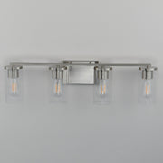 Livingston 4 Light Bath Vanity Light in Satin Nickel