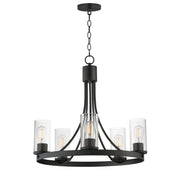Livingston 5 Light Chandelier in Black