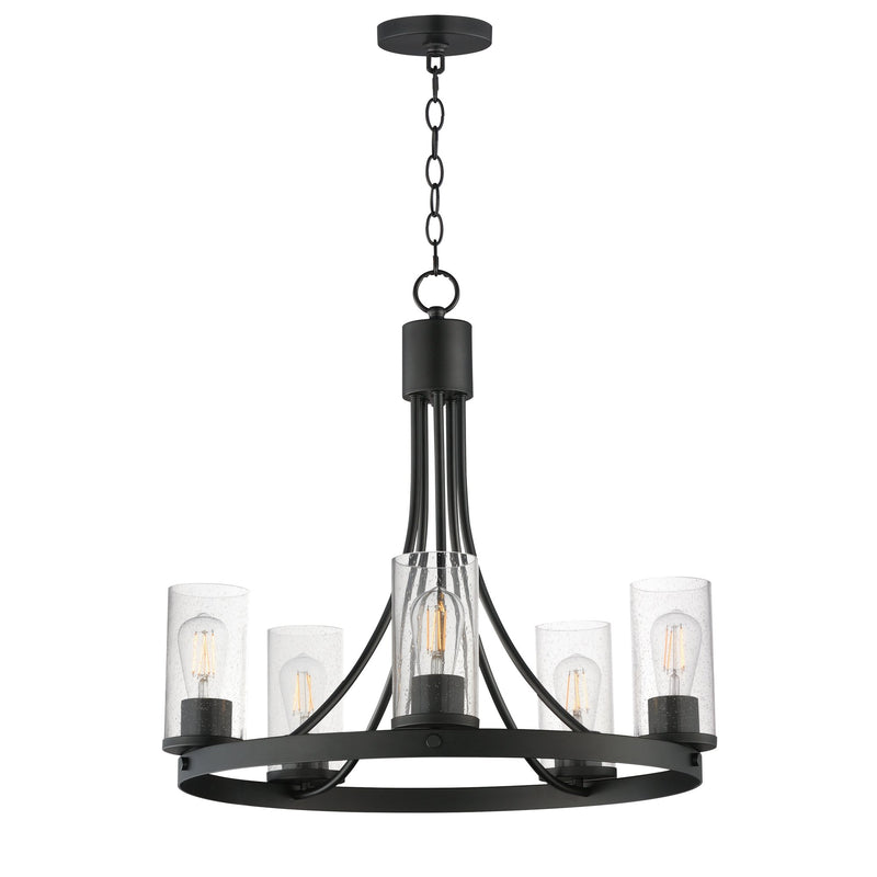 Livingston 5 Light Chandelier in Black