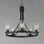 Livingston 5 Light Chandelier in Black