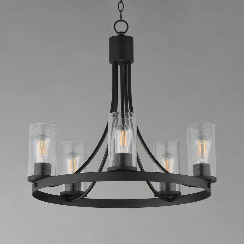 Livingston 5 Light Chandelier in Black